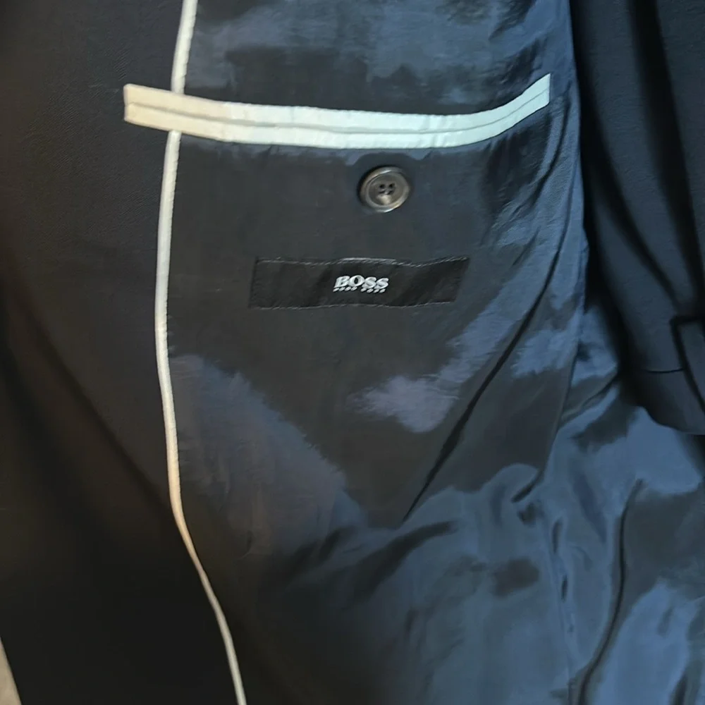 Men's Classic navy suit - Picture 2 of 5